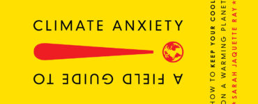 Cover of book is yellow with a red exclamation point with the earth as the dot