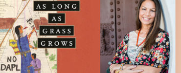 Book cover and author headshot