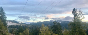 Transmission lines through the mountains